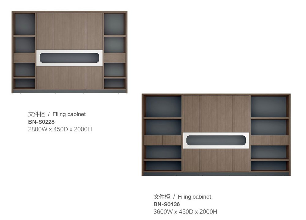 BN-S0136 and BN-S0228 File Cabinet