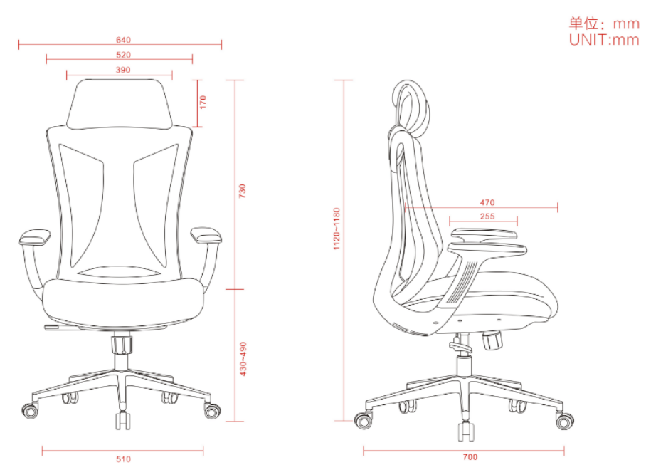 WY-21 Mesh office Chair