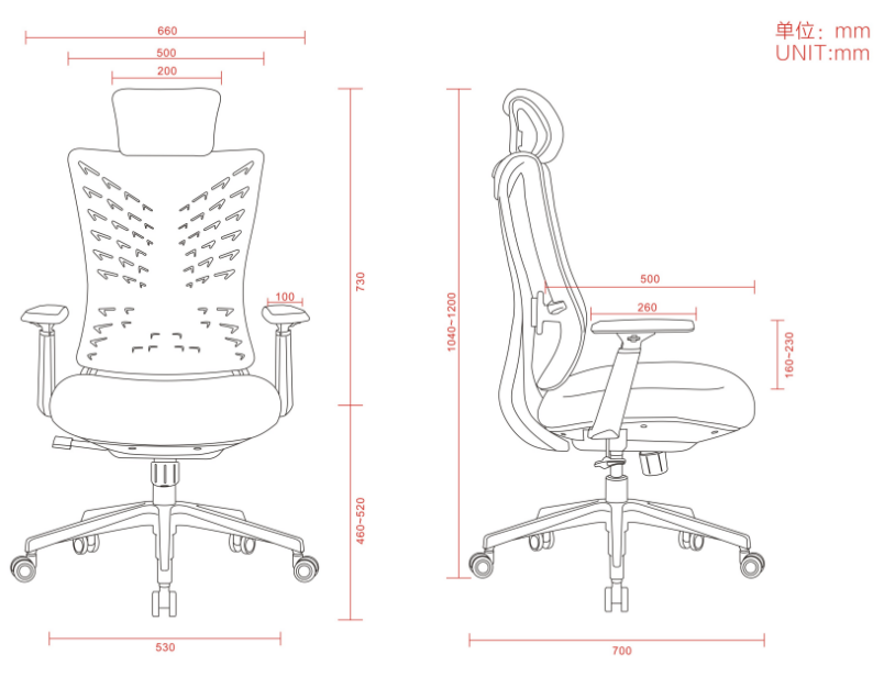 WY-22 Mesh office Chair