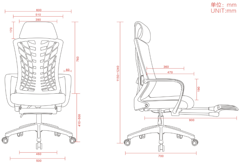 WY-25 Mesh office Chair