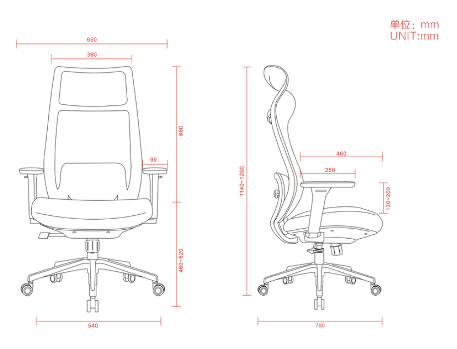WY-36 Mesh office Chair