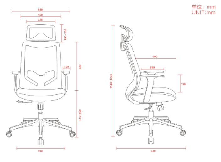WY-03 Mesh office Chair