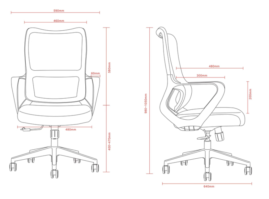 WY-38 Mesh office Chair
